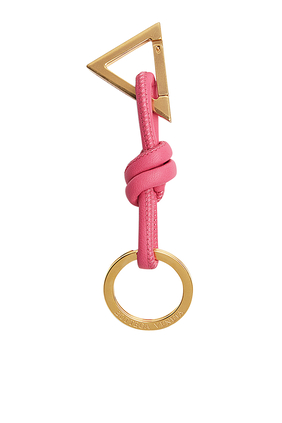 Knotted Leather Key Ring